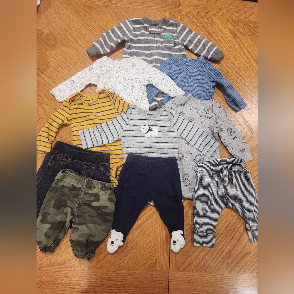 HUGE VALUE- 3M, Baby Boy 10 Piece Bundle